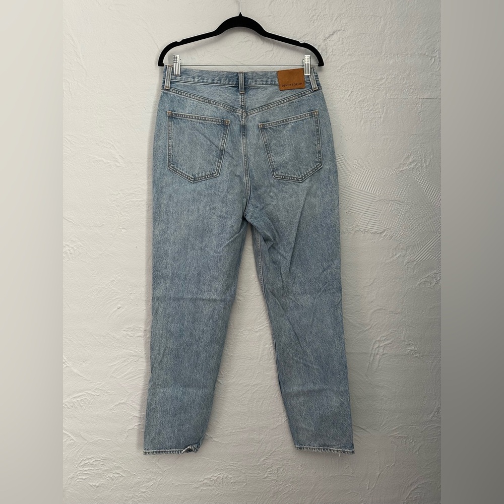 Denim Forum The BF High Rise Loose Light Wash Jeans - Picture 2 of 7